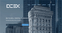 Desktop Screenshot of dcex.com